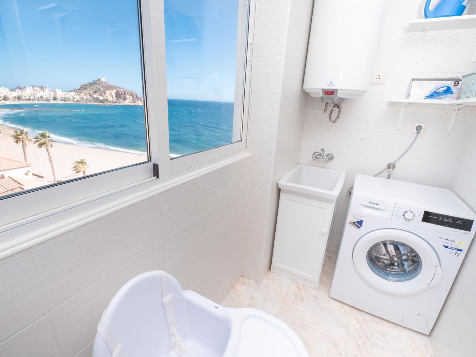 Frente Al Mar Con Garaje Y Wifi - By Aloha Palma Apartman Águilas Kültér fotó
